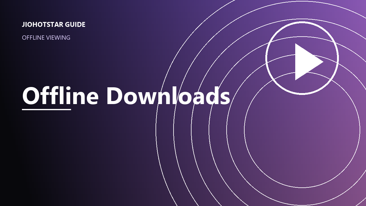 JioHotstar offline downloads list on a phone with saved movies and episodes